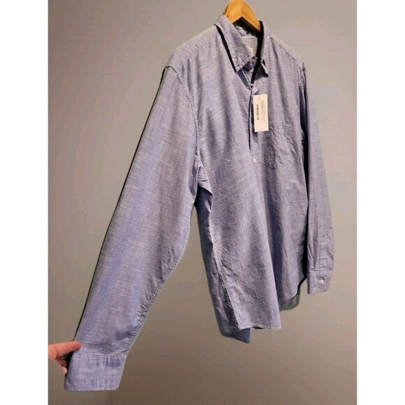 New Frank And Eileen The Don Blue Lightweight Long Sleeve Button Up Shirt XL - Picture 3 of 10